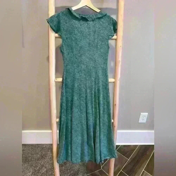 Auguste the Label Diamond Rumba Midi Dress Green size 4 - Picture 7 of 12